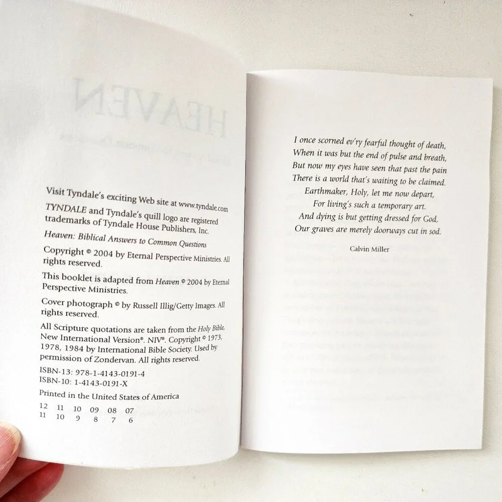 Heaven: Biblical Answers to Common Questions 2004 Booklet by Randy Alcorn